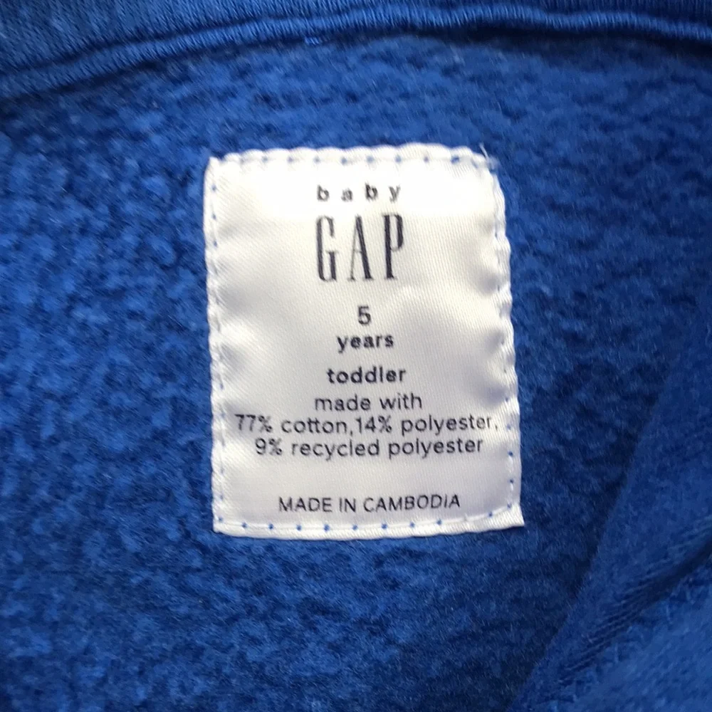 GAP Hooded Sweatshirts (boys' size 5)